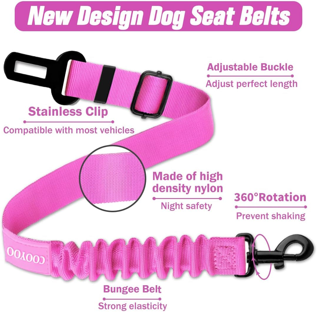 3-in-1 Dog Car Safety Travel Kit – Retractable Seat Belt & Foldable Water Bowl | UK Law Compliant