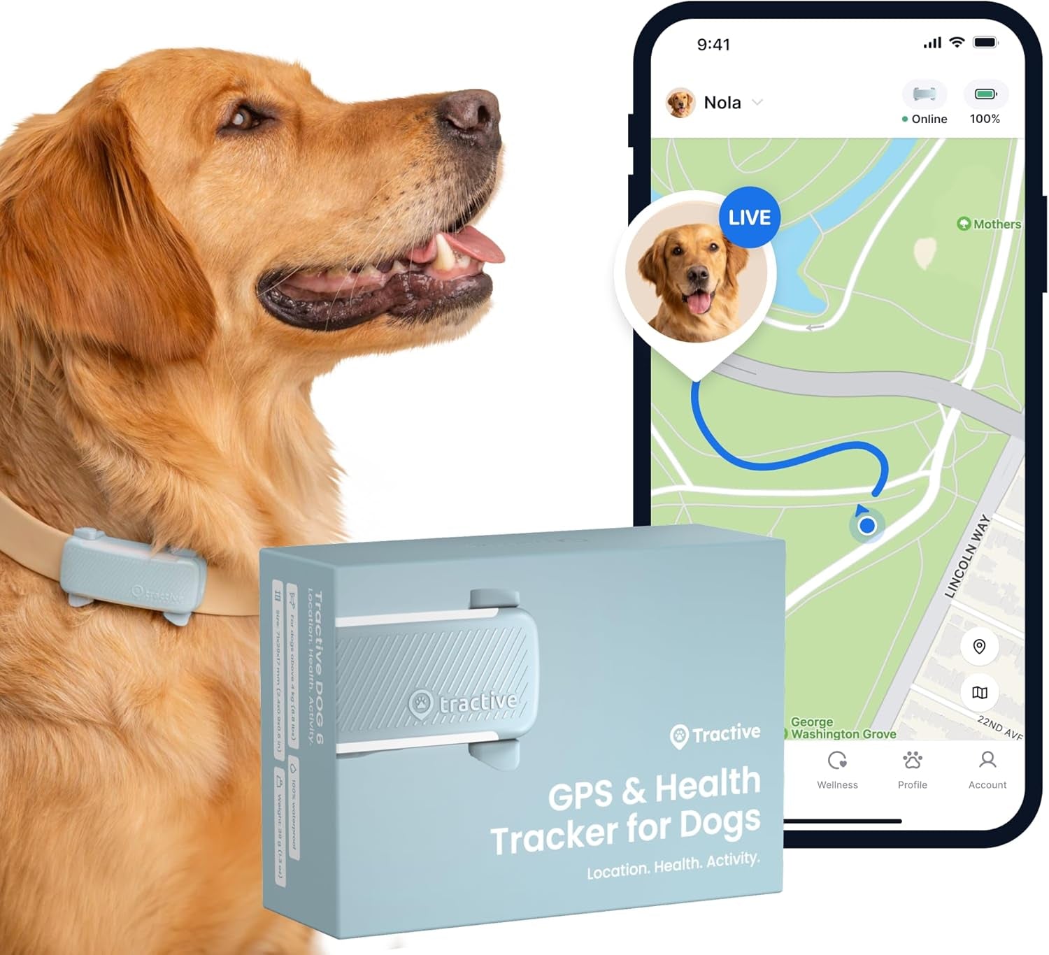 Smart GPS Dog Tracker – Real-Time Location, Escape Alerts & Activity Monitoring