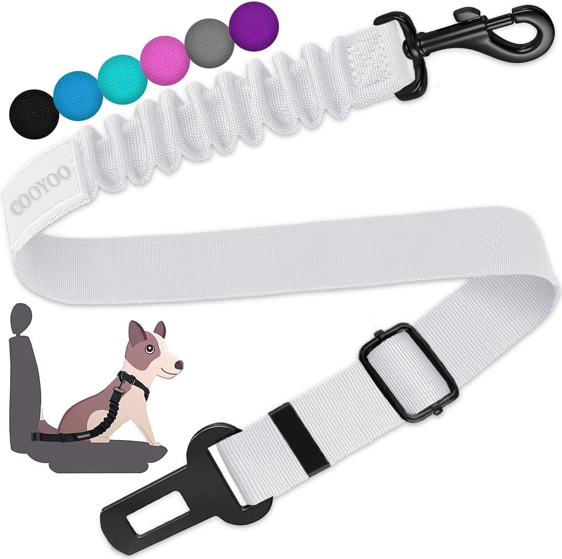 3-in-1 Dog Car Safety Travel Kit – Retractable Seat Belt & Foldable Water Bowl | UK Law Compliant